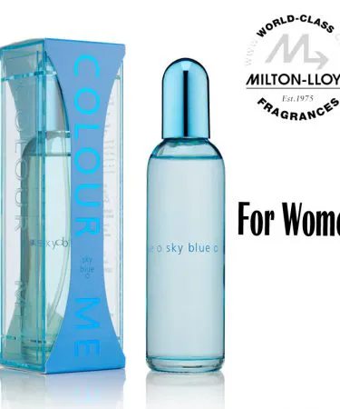 Colour Me Sky Blue 100ml EDP Light Fresh Aquatic Perfume for Men and Women, Unisex Summer Scent, Clean Aqua Breeze Fragrance Bottle Pakistan