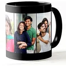 High-quality Customised Mug with a family photo and personalized text, featuring a fade-proof, heat-resistant print, available for online purchase on Khareedo with Check on Delivery service in Pakistan.