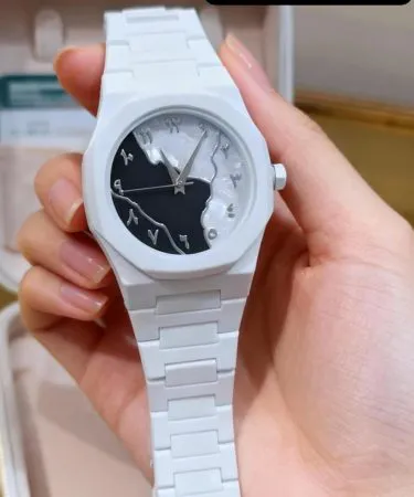 Aura Watch with Unique Arabic Dial and Premium Matte Finish**