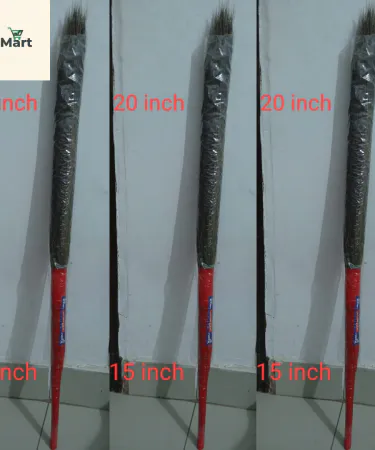 Indian Phool Jharu premium natural grass broom with strong grip handle, ideal for dust and hair cleaning in Pakistan