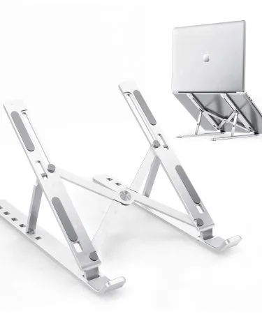 Aluminium Alloy Laptop Stand - Folded View