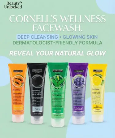 Cornell's Wellness Facewash original imported different types for healthy glowing skin available in Pakistan on Khareedo with secure Check on Delivery