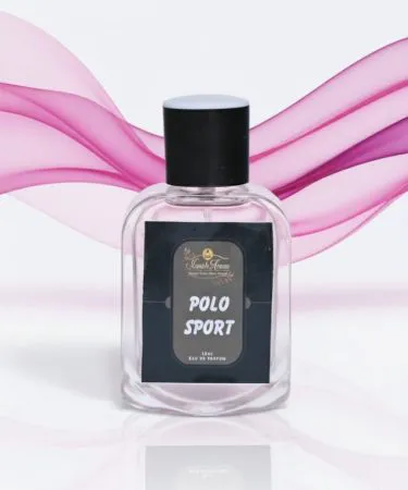 Polo Sport Luxury Perfume 50ml for men with a fresh, athletic scent profile, alcohol-free and long-lasting, available on Khareedo and Kharedo.