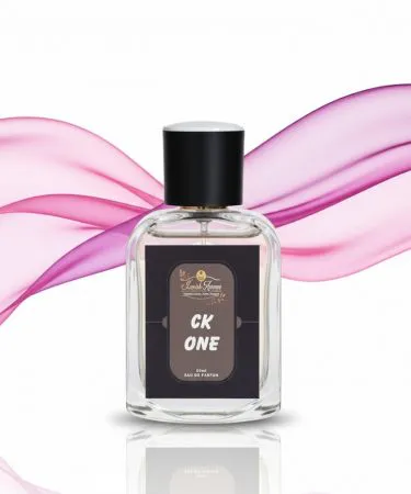 CK One Luxury Perfume 50ml sleek bottle, showcasing its minimalist design and premium alcohol-free unisex fragrance for men and women, available at Khareedo and Kharedo Pakistan.