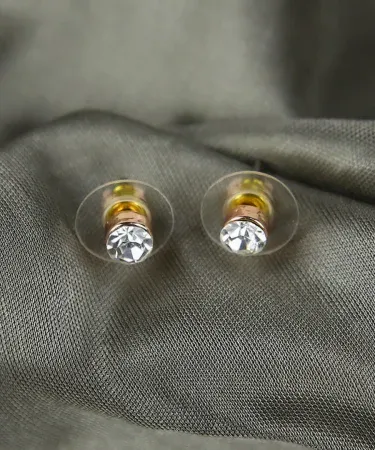 Pearlistan 3 Pair Silver Golden Black Tops Earrings Set for Women Girls Jewellery Gift Pakistan**