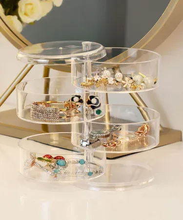 transparent-rotating-acrylic-jewelry-organizer-with-lid-for-earrings-necklaces-bracelets-and-makeup**