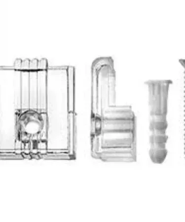 4 pcs and 8 pcs mirror fixing clips set for frameless mirrors, complete wall mounting kit, secure mirror fitting hardware, concealed mirror brackets by Khareedo.