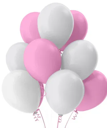 Unicorn Happy Birthday Theme Set featuring 30 pink and purple latex balloons, a vibrant 'Happy Birthday' banner, a magical unicorn themed backdrop foil curtain, and additional party accessories, perfect for a kids' birthday celebration at home.