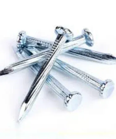 Pack of 50 mixed size concrete and steel nails, showcasing best quality, non-bent construction fasteners for durable building projects from Khareedo.