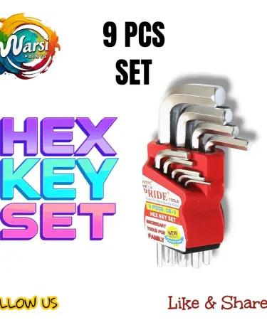 High Quality L-key set and Premium Allen Key Set for hexagonal bolts, durable hex key tools, professional L-wrench set, Khareedo Pakistan, best allen key set