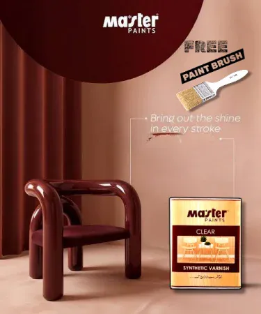 Master Synthetic Varnish best quality wood varnish for shiny finish and wood protection