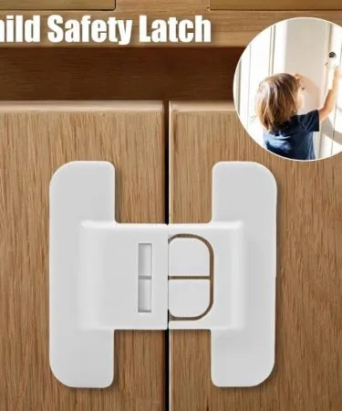 Refrigerator Door Safety Lock - Child and Pet Proof Lock for Kitchen Safety