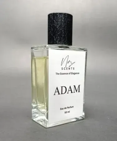 ** ADAM by NR Scents 'The Power of Presence' perfume bottle, premium men's fragrance, Khareedo/Kharedo Pakistan COD service