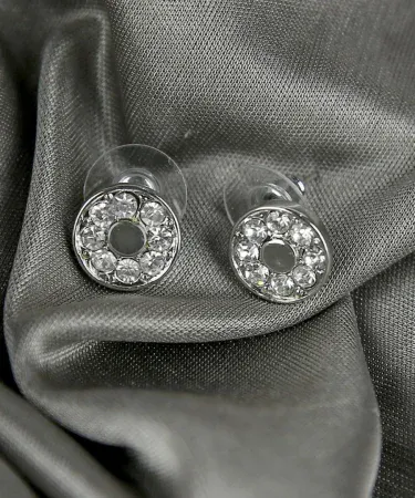 Pearlistan 3 Pair Silver Golden Black Tops Earrings Set for Women Girls Jewellery Gift Pakistan**