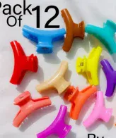 Lesto 12‑piece small plastic hair clips catcher – compact organizer for hair accessories, imagecaption=Compact Lesto hair clip catcher (12 pieces) – perfect for keeping hair accessories tidy and portable.