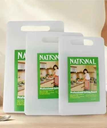 Premium plastic cutting board set – small, medium and large sizes for kitchen use, imagecaption=Three‑size premium plastic cutting board perfect for chopping vegetables, meat, and fruits – available on Khareedo & Kharedo across Pakistan,