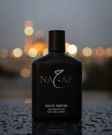 Najaf Eau De Parfum 100ML bottle – premium amber wood, cardamom & lemon fragrance , imagecaption=Najaf Eau De Parfum 100ML – luxurious scent available on Khareedo & Kharedo with Check on Delivery ,