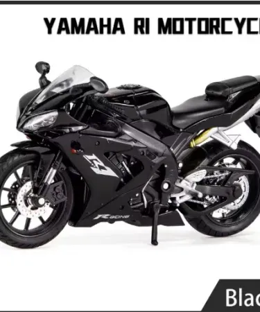 1:12 Yamaha YZF‑R1 premium alloy die‑cast model with realistic body, steering and suspension – collectible sports bike