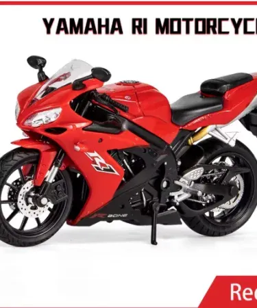 1:12 Yamaha YZF‑R1 premium alloy die‑cast model with realistic body, steering and suspension – collectible sports bike