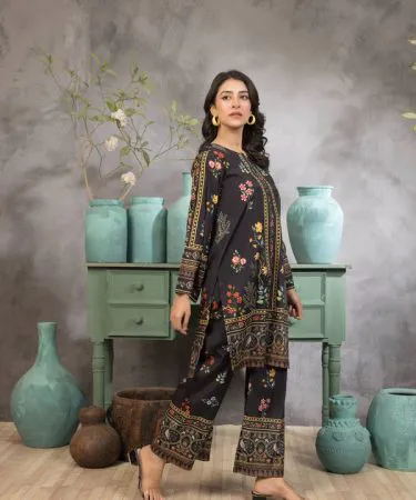 Zebnaaz premium printed 2‑pc cord set for women – stylish top and matching bottom, soft breathable fabric, perfect for casual and semi‑formal looks