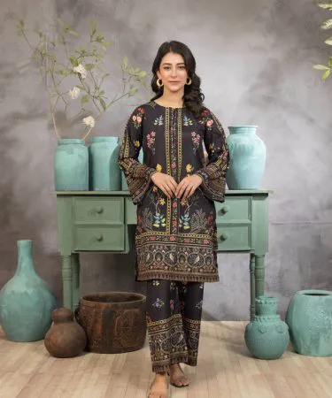 Zebnaaz premium printed 2‑pc cord set for women – stylish top and matching bottom, soft breathable fabric, perfect for casual and semi‑formal looks