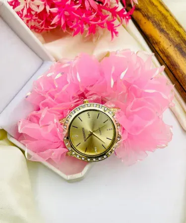 Elegant multicolor girls bracelet watch with stainless steel strap and quartz movement**