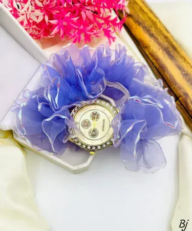 Elegant multicolor girls bracelet watch with stainless steel strap and quartz movement**