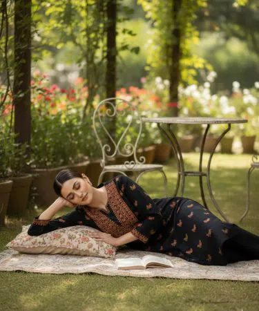 Stylemart Handmade Cotton Embroidered Winter Collection 2pc – premium hand‑stitched winter set for women, imagecaption=Elegant 2‑piece cotton embroidered winter collection by Stylemart, perfect for chilly evenings, available with Khareedo & Kharedo Check on Delivery service,