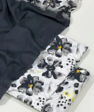 Stylemart women unstich suit – Binsaeed lawn printed shirt, dupatta and trouser set