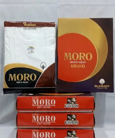 Elegant black Moro vest for men, stylish and comfortable, perfect for casual and formal wear , imagecaption=Premium Moro vest for men’s collection available at Khareedo & Kharedo ,