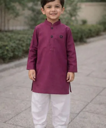 Fancy-Kurta-in-Red-Purple-Orange-Online-Pakistan-Khareedo