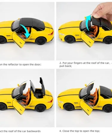 1:24 scale Mercedes-Benz SL63 AMG diecast model car with pull‑back action, lights and sounds, displayed on Khareedo packaging, imagecaption=Premium 1:24 Mercedes‑Benz SL63 AMG collectible diecast car – available on Khareedo|Kharedo with Check on Delivery.