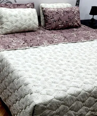 6-Piece Pure Cotton Comforter Set – premium cotton bedding set for a cozy bedroom, imagecaption=Elegant 6‑Piece Pure Cotton Comforter Set displayed on a neatly made bed,