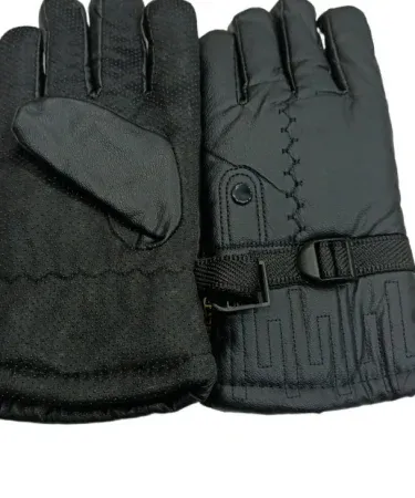 Winter Warm Leather Bike Rider Gloves for Men – Insulated and Comfortable, imagecaption=Stay warm on the road with premium leather winter gloves for men, perfect for bike riders.