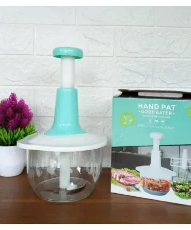 Manual Food Chopper – stainless steel hand chopper for vegetables and fruits, imagecaption=Premium Manual Food Chopper available on Khareedo & Kharedo with Check on Delivery.