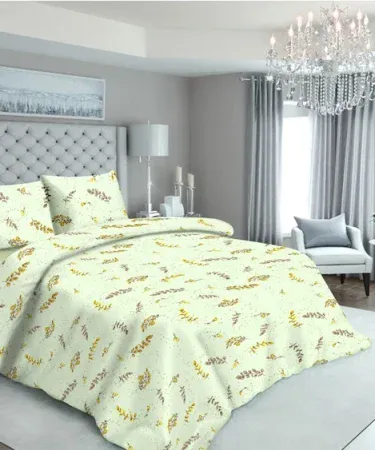 King size double bedsheet set with two matching pillow covers – premium polycotton comfort – Khareedo