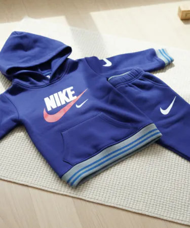 Nike printed 2pc kids winter tracksuit set – fleece full sleeve – three colors , imagecaption=Nike printed 2pc winter tracksuit for kids – comfortable fleece, perfect for cold weather ,