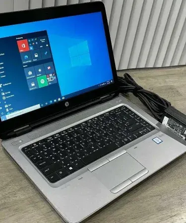 HP EliteBook 640 G2 14‑inch gaming‑ready laptop with GTA 5 installed, sleek black design, Core i5 processor, 8 GB RAM, 500 GB HDD, 1 GB graphics card