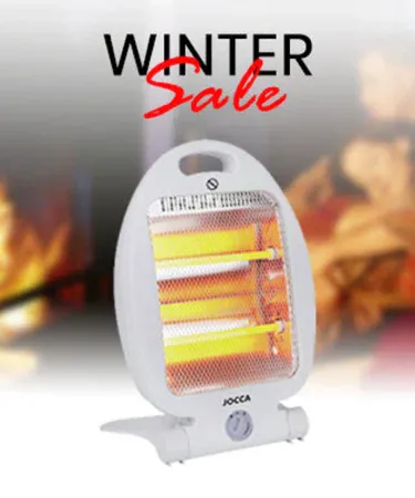 600W/800W foldable ceramic space heater with knob switch and EU plug, compact design for dormitory use