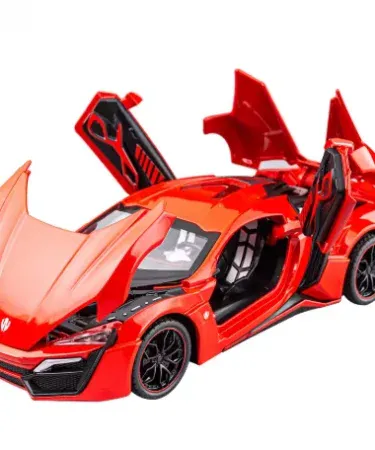 1:24 Lykan HyperSport Fast & Furious 7 diecast model car with opening doors, detailed interior and metal finish
