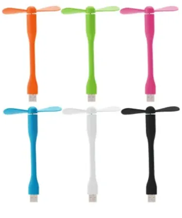 Mini portable flexible fan plugged into a smartphone showing flexible blades and USB‑C connection, imagecaption=Mobile Phone Fan Android & iPhone Mini Portable Flexible Fan – flexible, noiseless cooling for smartphones.