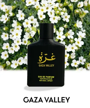 Gaza Valley Eau De Perfume 100ML bottle – luxury unisex fragrance, long‑lasting scent, premium packaging