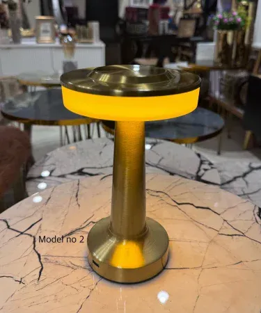 Rechargeable Touch LED Table Lamp with USB‑C charging, dimmable metal night lamp on bedside table, imagecaption=Sleek dimmable LED table lamp – perfect for bedroom, office or study.