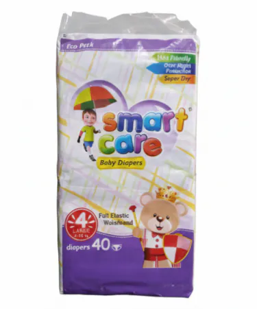 Smart Care Diapers Large 40 Pcs showcasing softness and breathability**