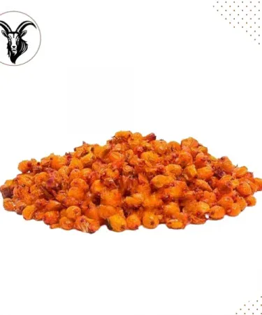Organic dried sea buckthorn berries 250g pack – vibrant orange berries rich in collagen, omega‑7, vitamin C & E