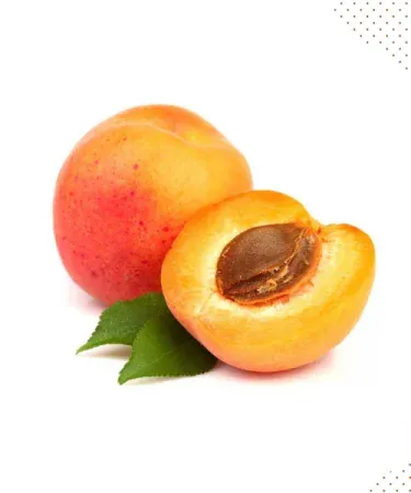 Fresh ripe apricots stacked in a wooden crate, ready for delivery across Pakistan, imagecaption=Premium quality fresh apricots available on Khareedo | Kharedo with Check on Delivery service.