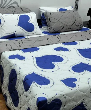 6-Piece Pure Cotton Comforter Set – Soft White Bedspread, Pillowcases and Sheet Set, imagecaption=Elegant 6‑piece pure cotton comforter set displayed on a modern bedroom.