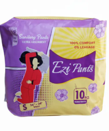 EZI Pants Sanitary Pads Small 10 pcs pack – ultra‑thin, breathable, leak‑proof pads for women