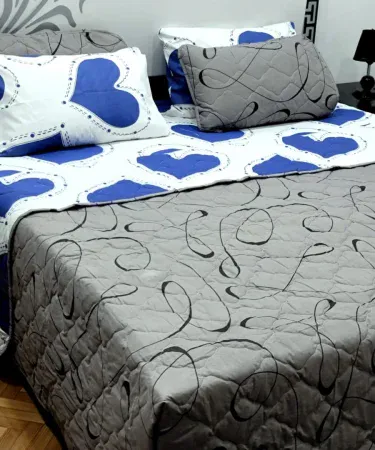 6-Piece Pure Cotton Comforter Set – Soft White Bedspread, Pillowcases and Sheet Set, imagecaption=Elegant 6‑piece pure cotton comforter set displayed on a modern bedroom.