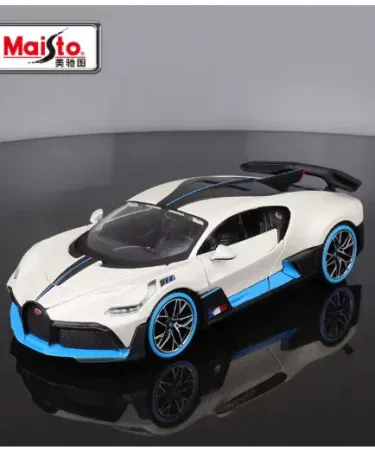 Maisto 1:24 Bugatti Chiron Divo diecast car model – alloy supercar collectible toy